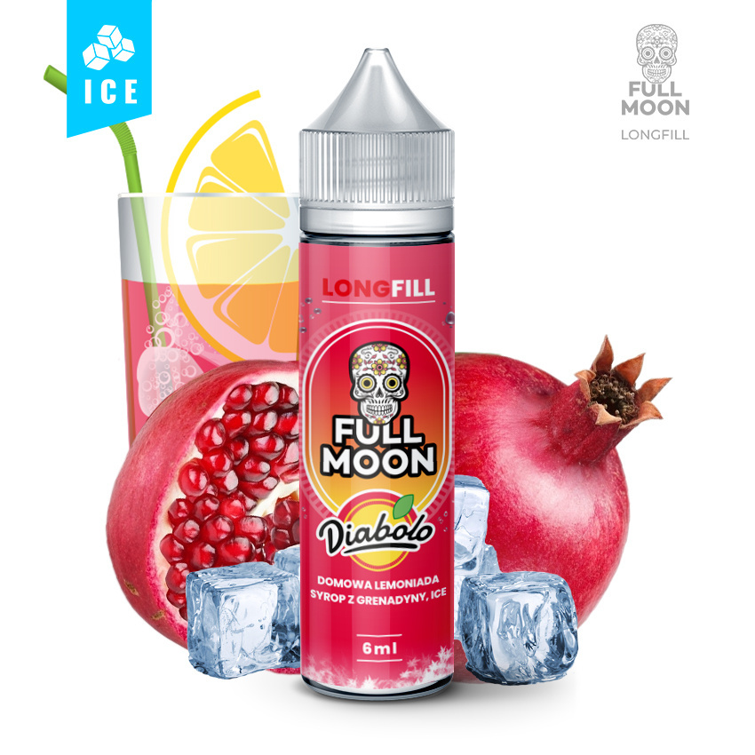 Longfill Full Moon 6 60 Ml Diabolo Grenadine